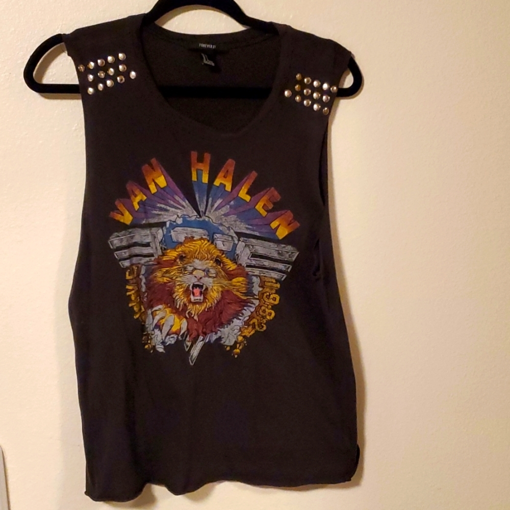 Van Halen studded tank